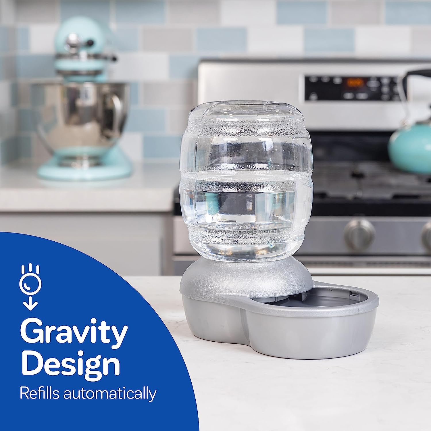 Replendish Automatic Gravity Waterer for Cats and Dogs