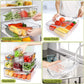 10 Pack Refrigerator Pantry Organizer Bins Stackable Fridge Organizer Bins 