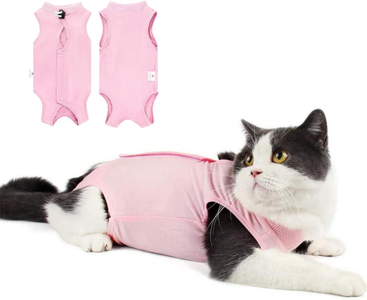 Cat Recovery Suit for Abdominal Wounds or Skin Diseases