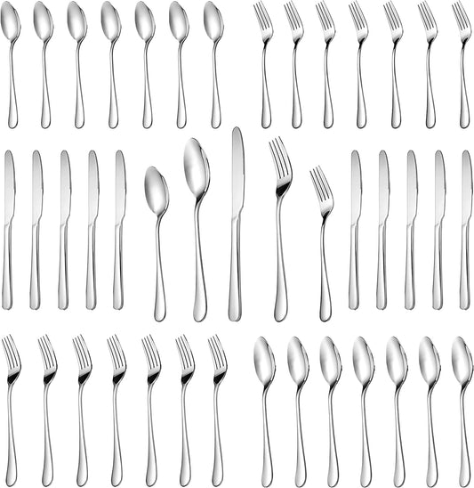 30 Pcs Silverware Set Service for 6 Premium Stainless Steel Flatware Set