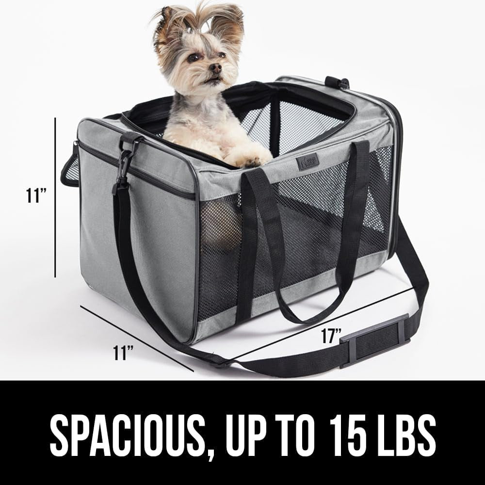  Breathable Mesh Collapsible Pet Carriers for Small Medium Cats