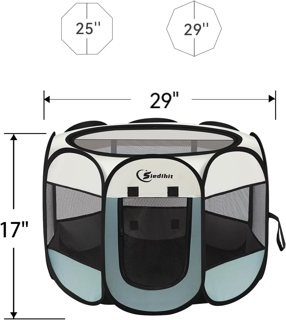 Puppy Pet Cat Playpen Indoor for Small Dogs