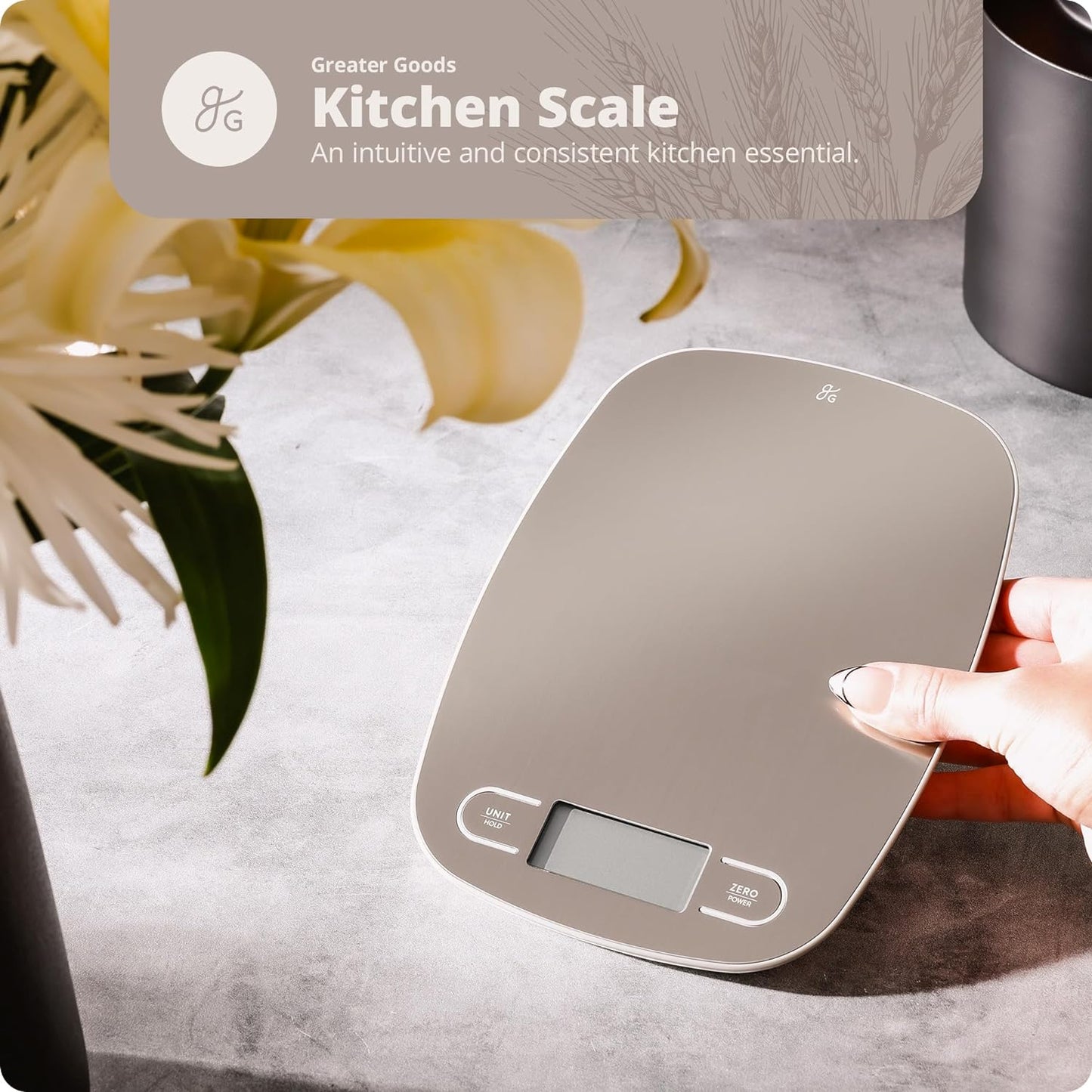 Digital Kitchen Scale Cooking Baking Meal and Food Prep Scale