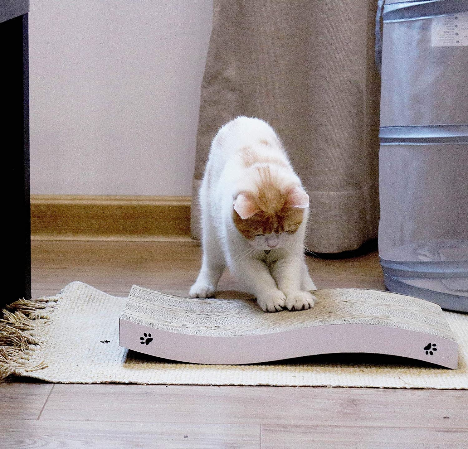  Cardboard Cat Scratch Pad with Premium Scratch 