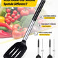 Pack of 2 Silicone Solid Turne Non Stick Slotted Kitchen Spatulas