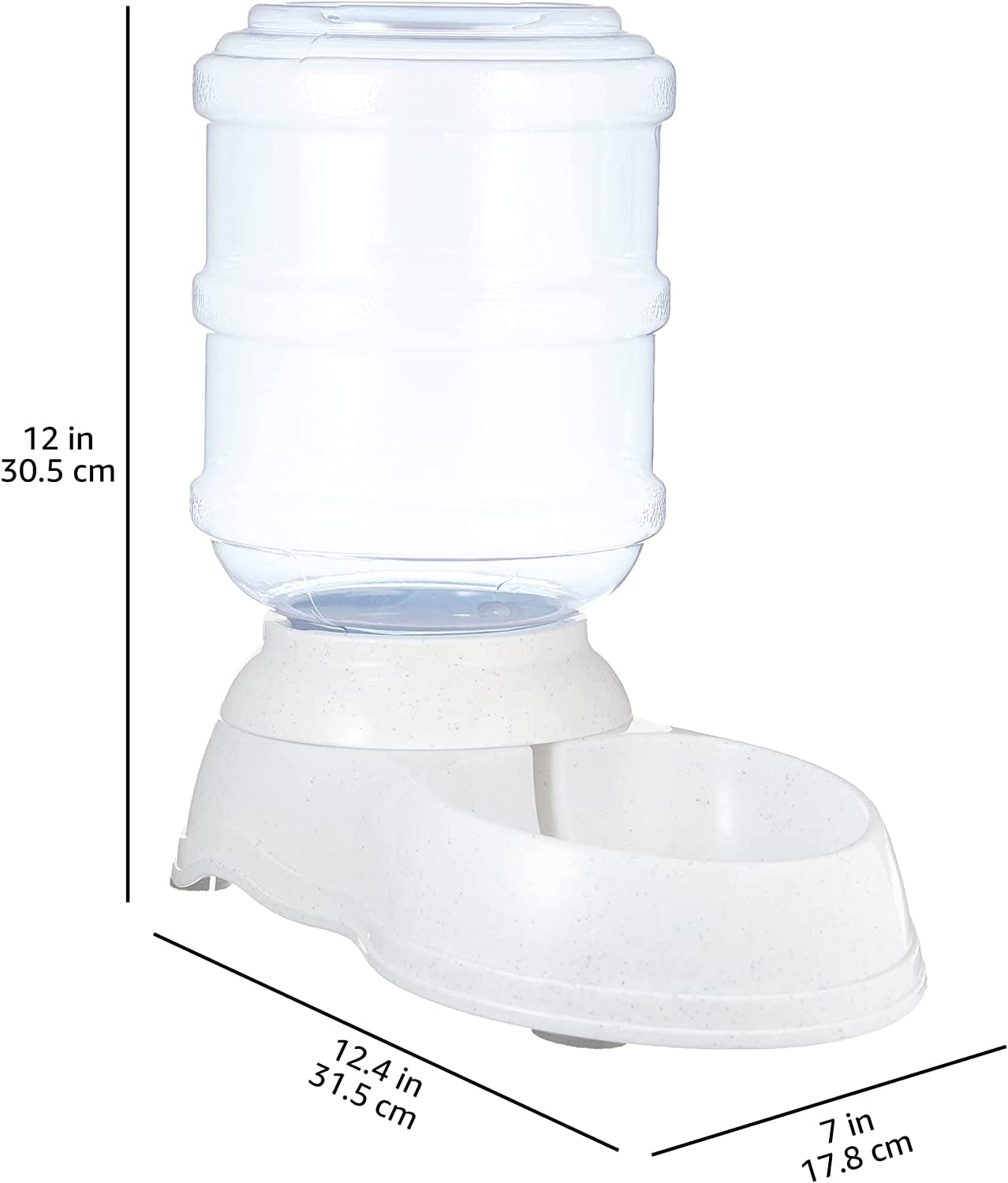 Gravity Pet Waterer for Cat Dog Small1 Gallons Capacity