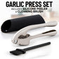  Rust Proof & Dishwasher Safe Professional Garlic Mincer