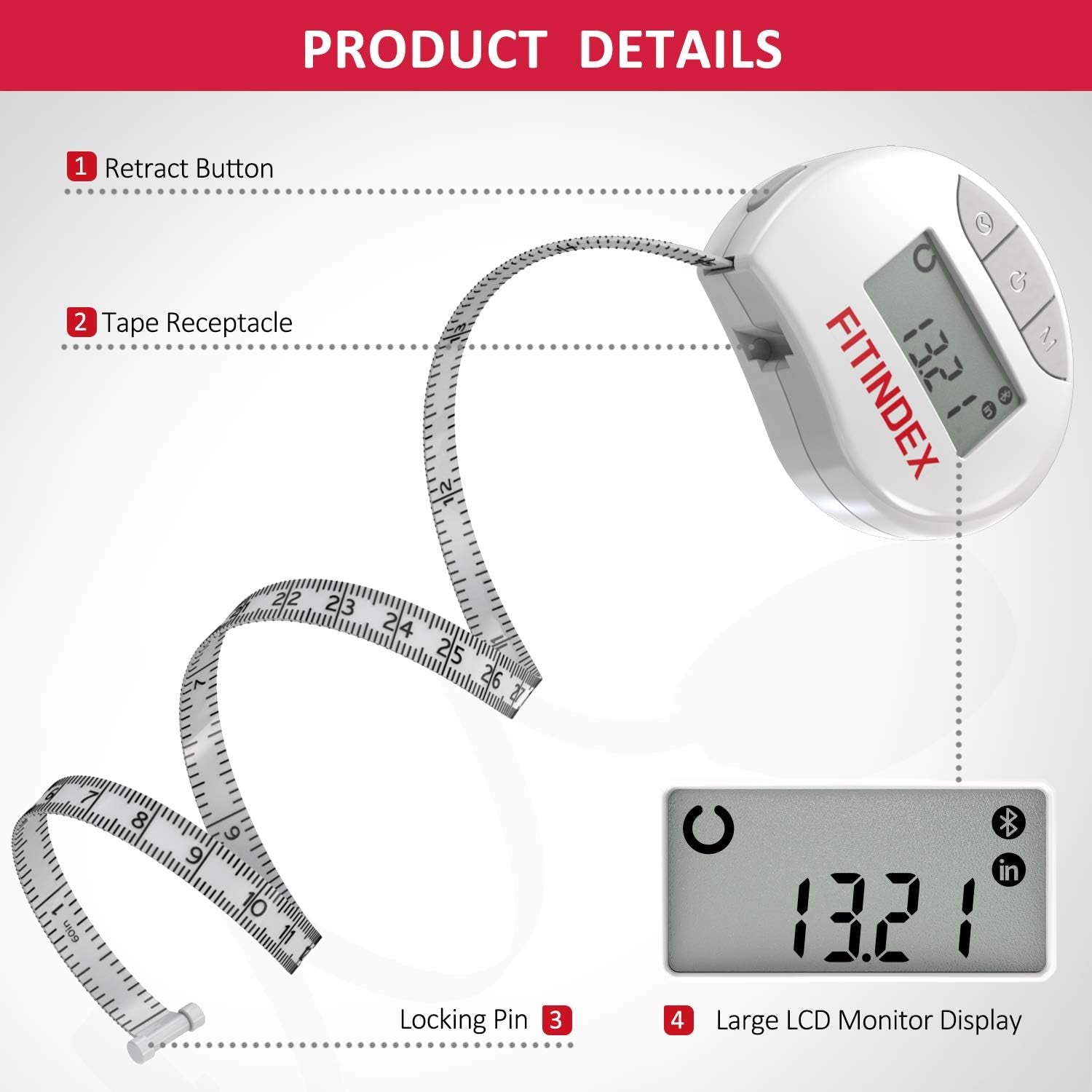 Smart Body Tape Measure Accurate Tape Measurements for Weight Loss