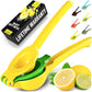 Metal 2 In 1 Lemon Squeezer Sturdy Max Extraction Hand Juicer Lemon Squeezer Gets Every Last Drop