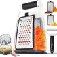 Cheese Grater with Container  Box Grater Cheese Shredder Lemon Zester