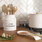 Ceramic Farmhouse Utensil Holder for Kitchen Counter Large Rustic Utensil Crock