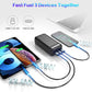 Power Bank 50000Mah 22.5W Fast Charging Portable Charger with Flashlight