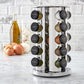 20 Jar Revolving Countertop Spice Rack with Spices Included