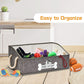 Collapsible Fabric Dog Toy Box and Storage Bin with Handle  