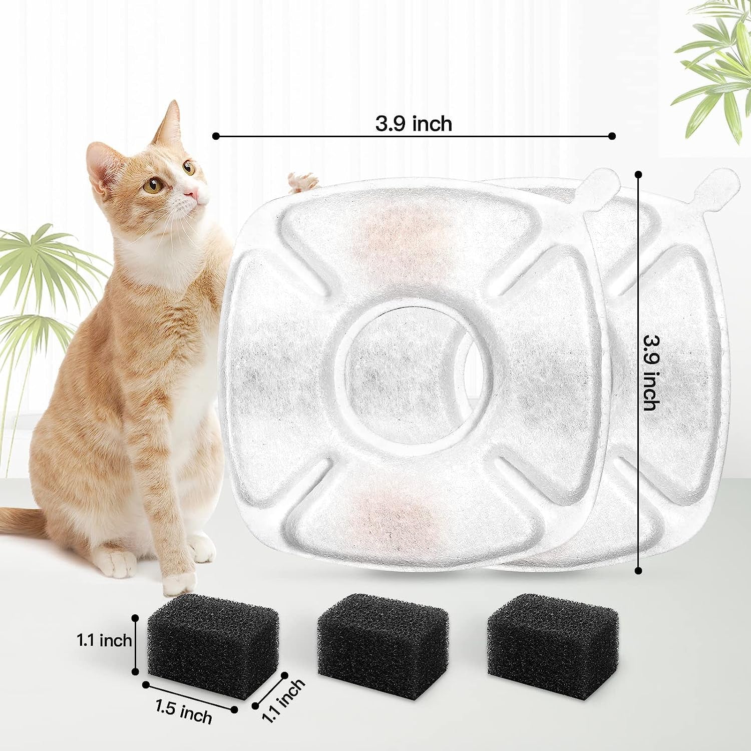 Filters 12 Pack Cat Water Fountain Replacement