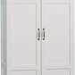 Select Storage Pantry Cabinets L: 29.69" X W: 16.34" X H: 70.10", White Finish