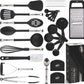 Kitchen Utensils Set 35 PCS Cooking Utensils Set Nonstick and Heat Resistant Nylon Stainless