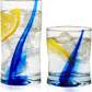 99104 Blue Ribbon Tumbler and Rocks Glass Set Set of 16 Piece