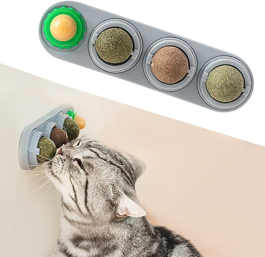  Extra Cat Energy Ball Edible Cats Lick Kitten Chew Teeth Cleaning 