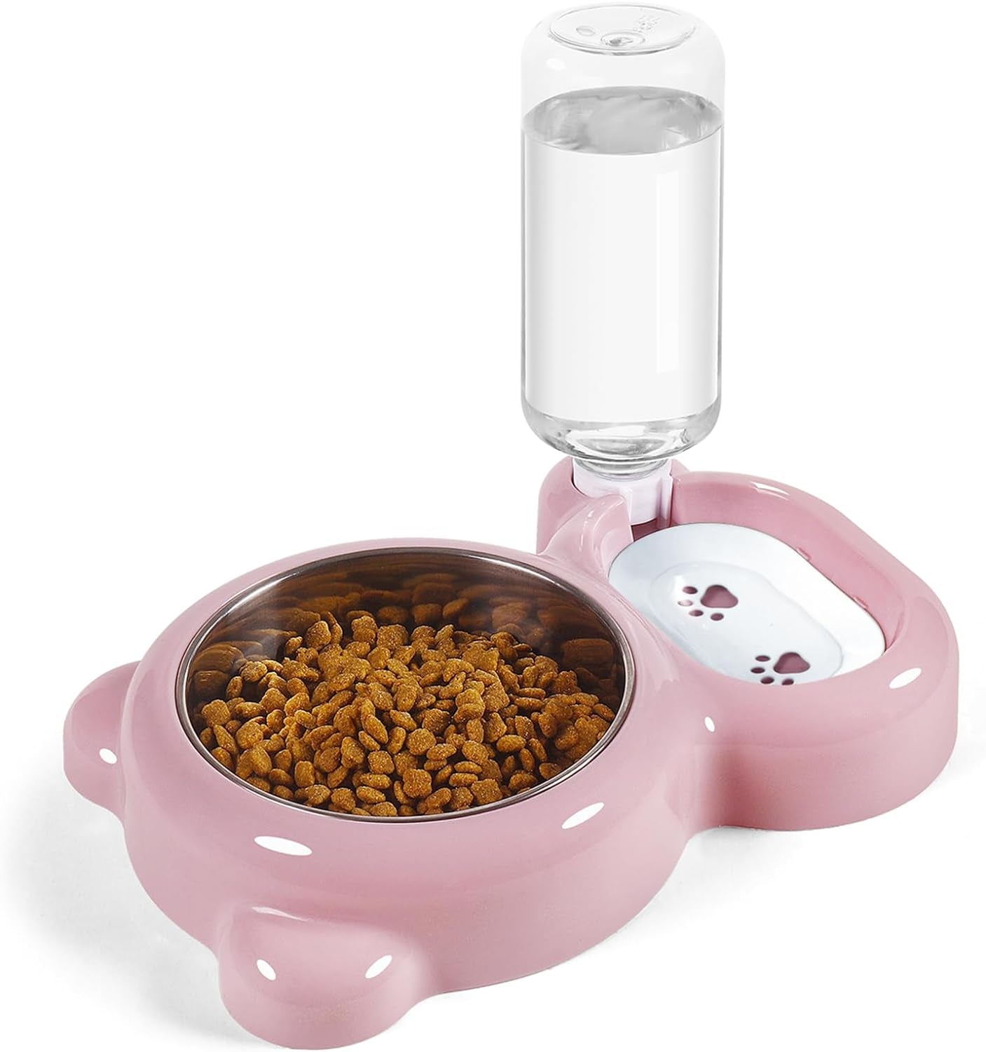 Water Bowl Set with Water Dispenser and Stainless