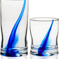 99104 Blue Ribbon Tumbler and Rocks Glass Set Set of 16 Piece