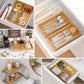 Bamboo Drawer Organizer Stackable Utensil Organizer for Kitchen Bamboo Storage Box