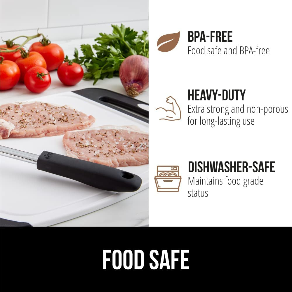  BPA Free Reversible Durable Kitchen Cutting Board Set of 3