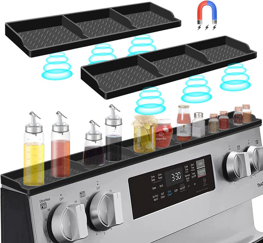 Stove Top for Silicone Shelf 30 Inch Magnetic Shelf over the Stove Spice Rack