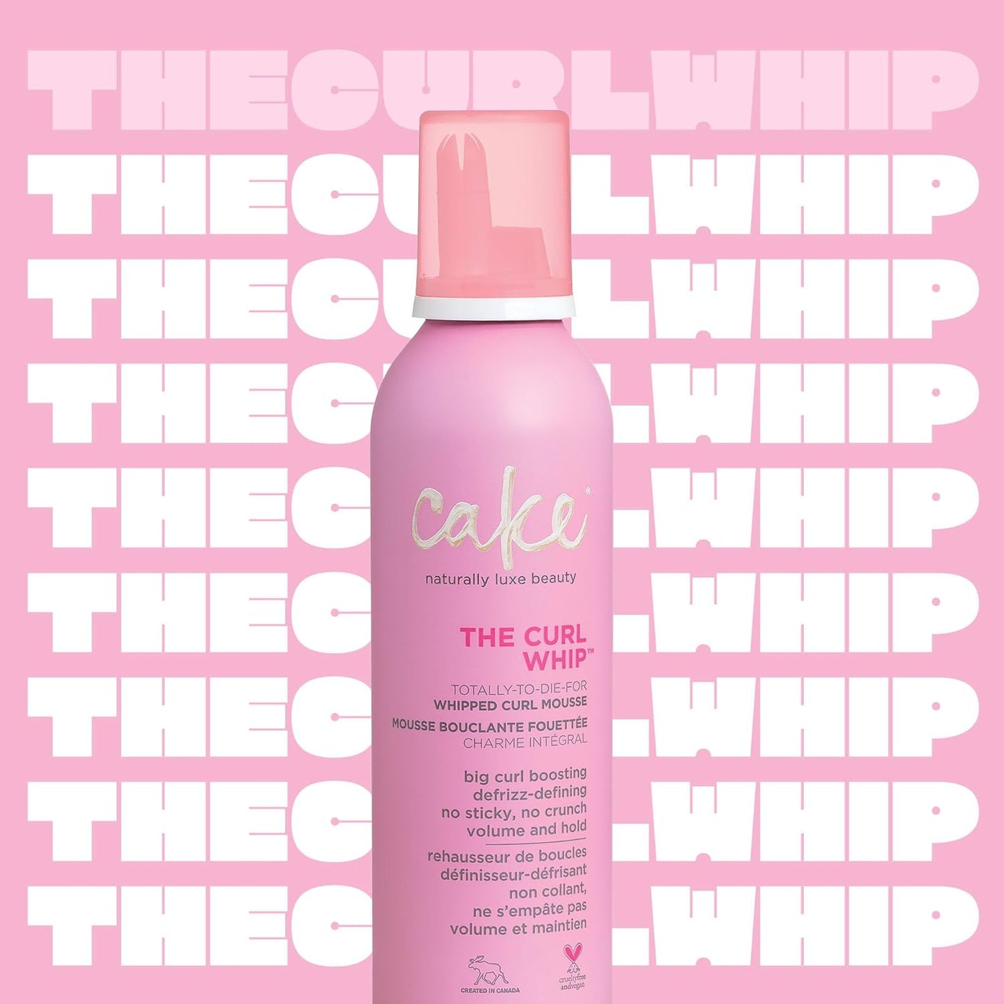 Whipped Curl Defining & Volumizing Mousse Aloe Vera Vitamin E for Flexible Hold