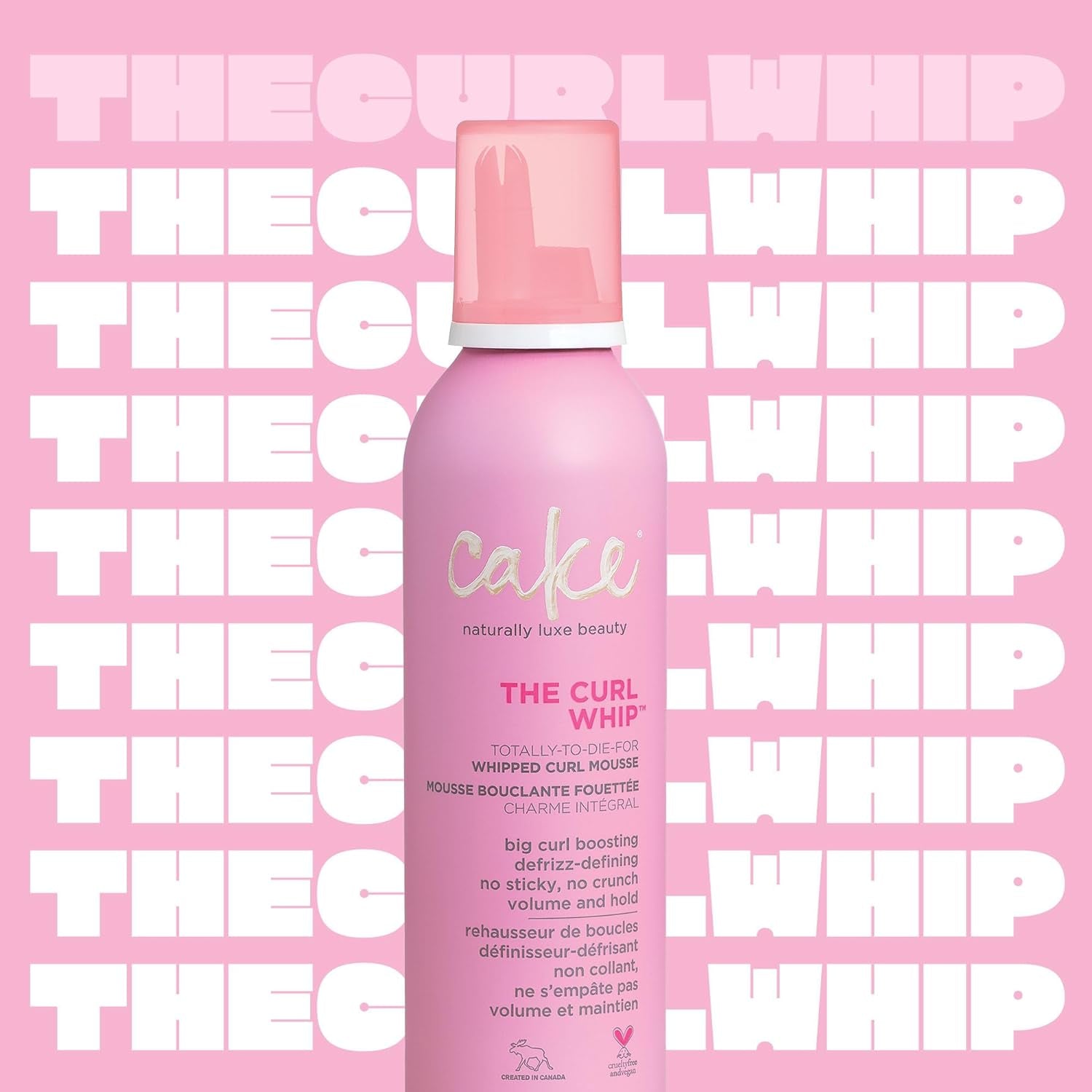 Whipped Curl Defining & Volumizing Mousse Aloe Vera Vitamin E for Flexible Hold