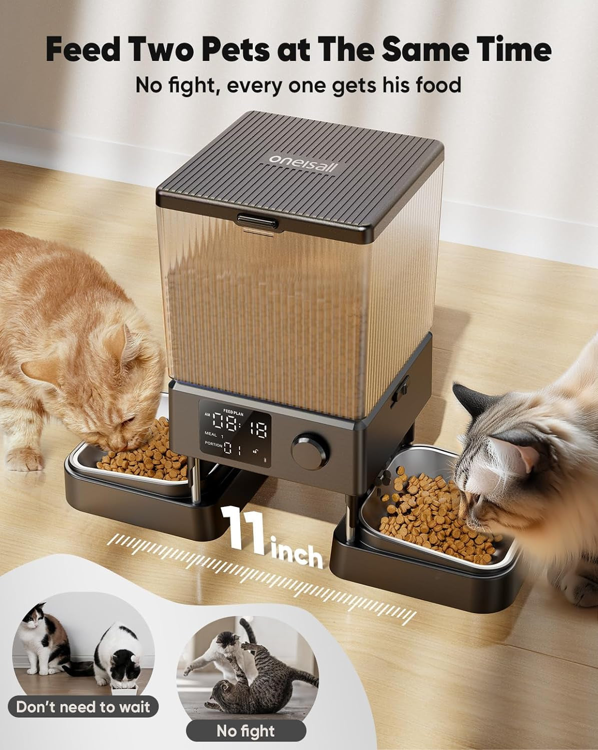  Automatic Cat Food Dispenser for Small Pets Indoor