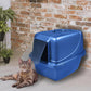 Pets Odor Control Extra Large Giant Enclosed Cat Pan with 