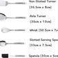 Cooking Utensil Set 11 PCS Stainless Steel Kitchen Utensil Nonstick Kitchen