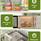  Plastic Food Containers with Lids for Kitchen Storage