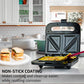 Electric Sandwich Maker with Non Stick Plates Indicator Lights 