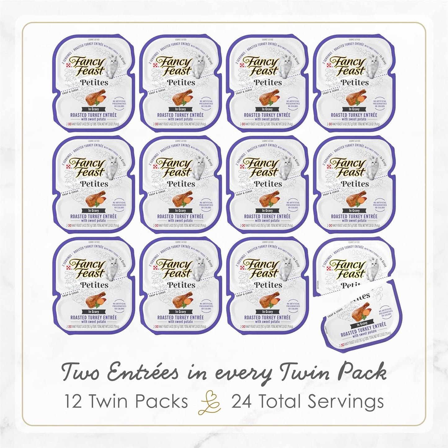  Petites Turkey & Sweet Potato Entree Pack of 12