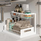 under Sink Organizer Pull Out Cabinet Organizer 2 Tier Slide Out Sink Shelf