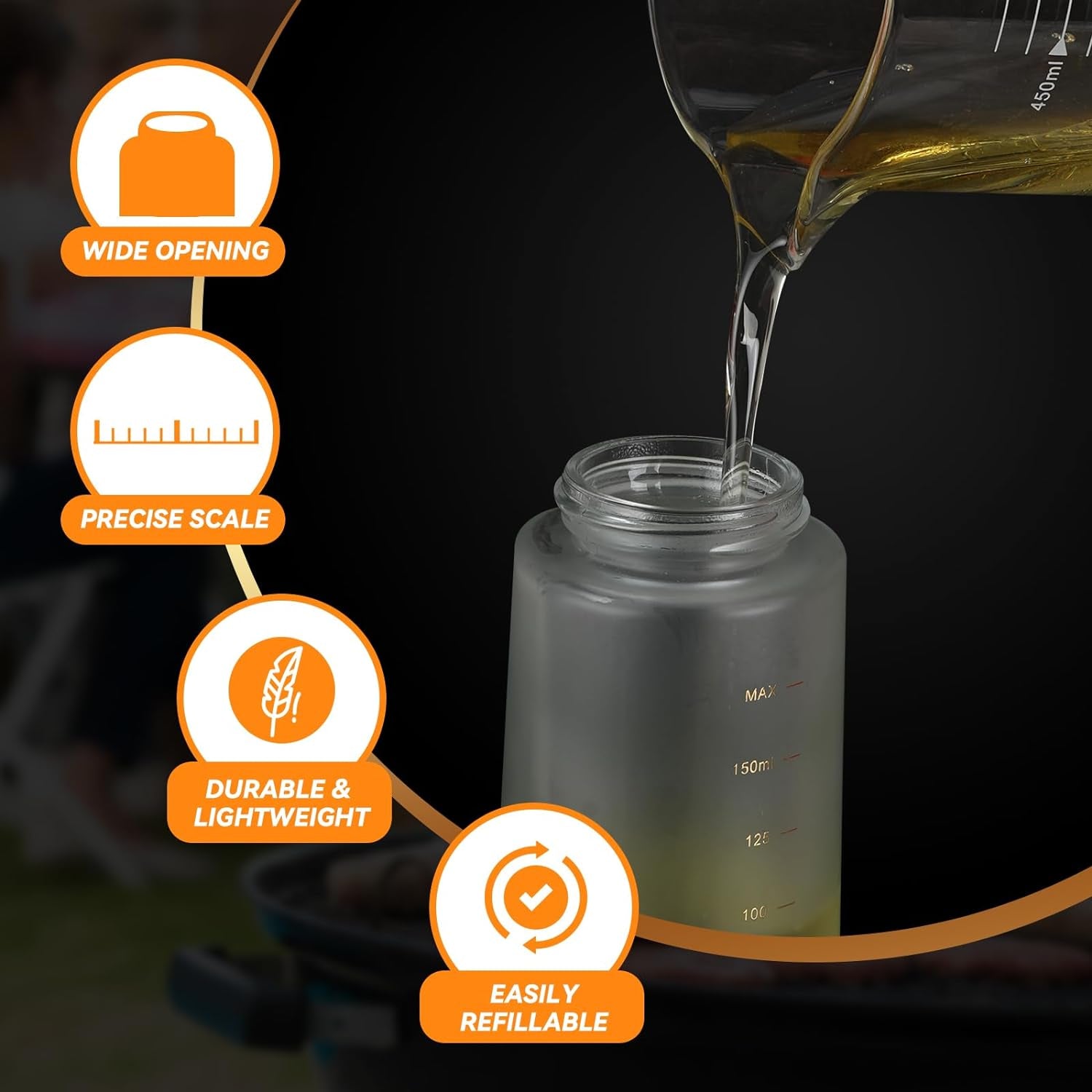 Oil Sprayer for Cooking 200Ml Glass Olive Oil Sprayer Oil Sprayer Continuous 