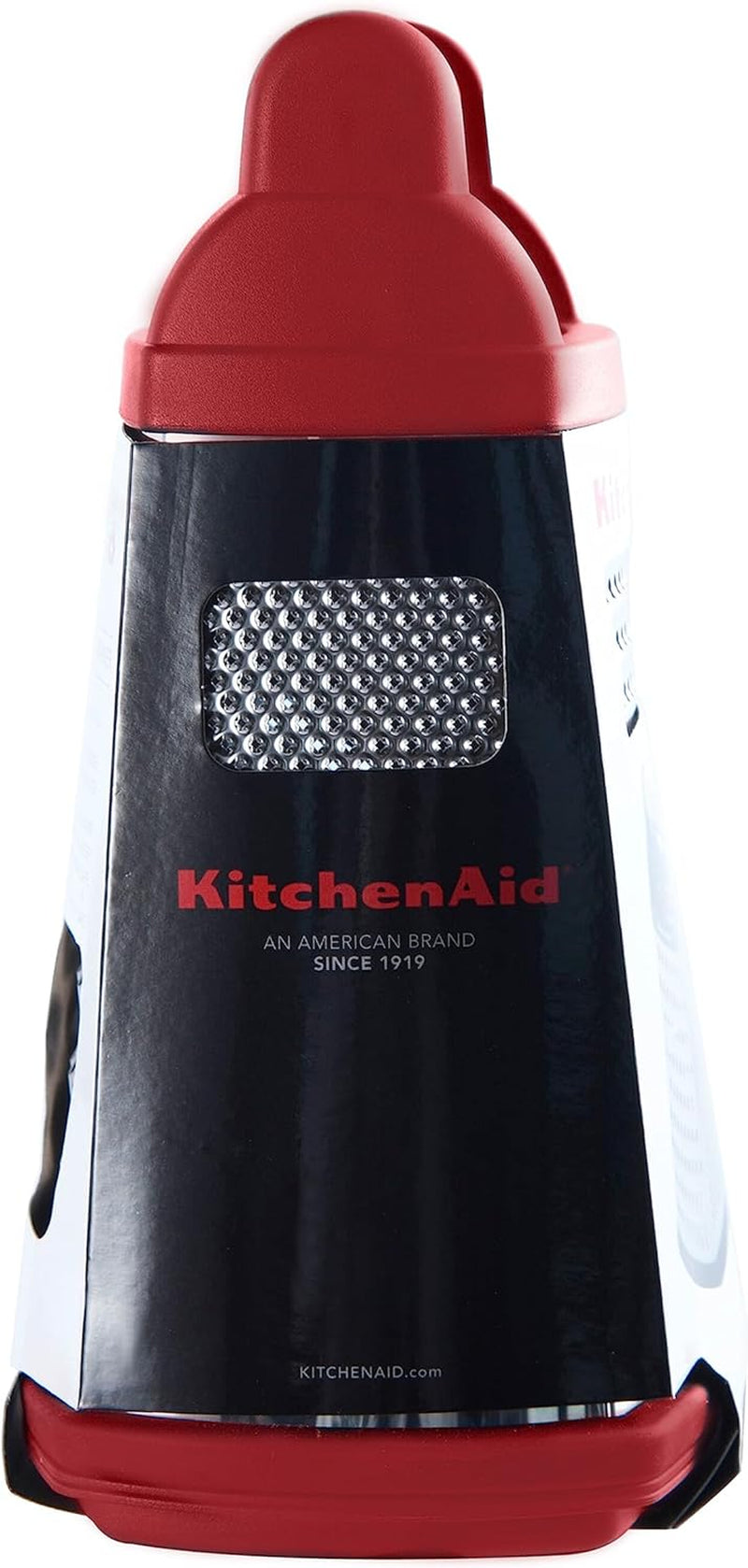 Gourmet 4 Sided Stainless Steel Box Grater for Fine Medium and Coarse Grate and Slicing