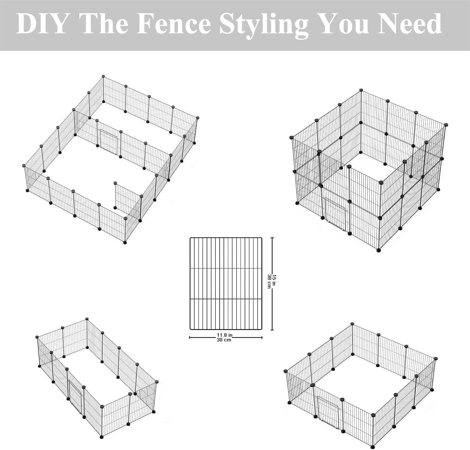 DIY Small Animal Pet Playpen Guinea Pig Cages Rabbit Playpen