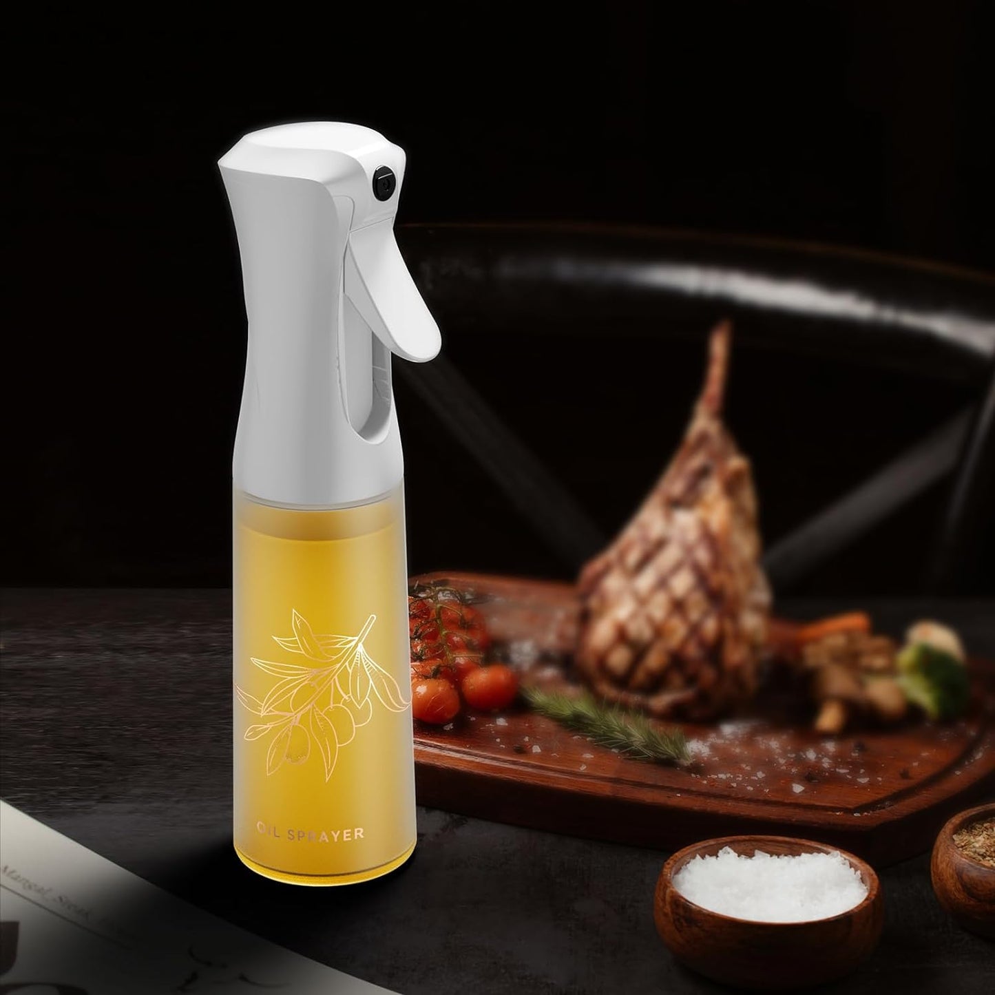 Oil Sprayer for Cooking 200Ml Glass Olive Oil Sprayer Oil Sprayer Continuous 