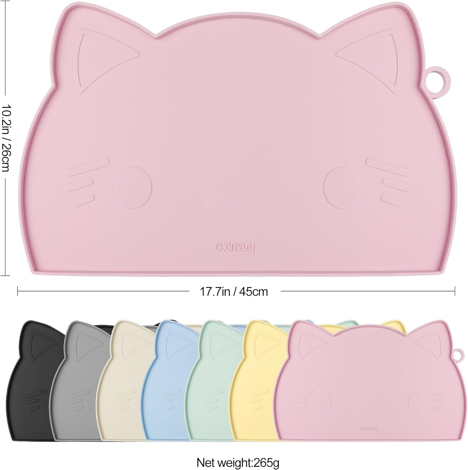 Cat Food Mat Thicker Dog Feeding Mat for Food and Water