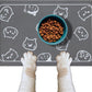  Cat Mat for Food and Water Cat Feeding Mat Pet Dog 