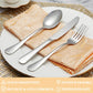 30 Pcs Silverware Set Service for 6 Premium Stainless Steel Flatware Set