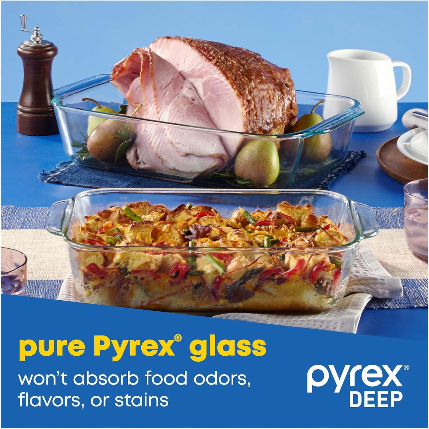   with Bpa Free Lids Rectangular Glass Bakeware