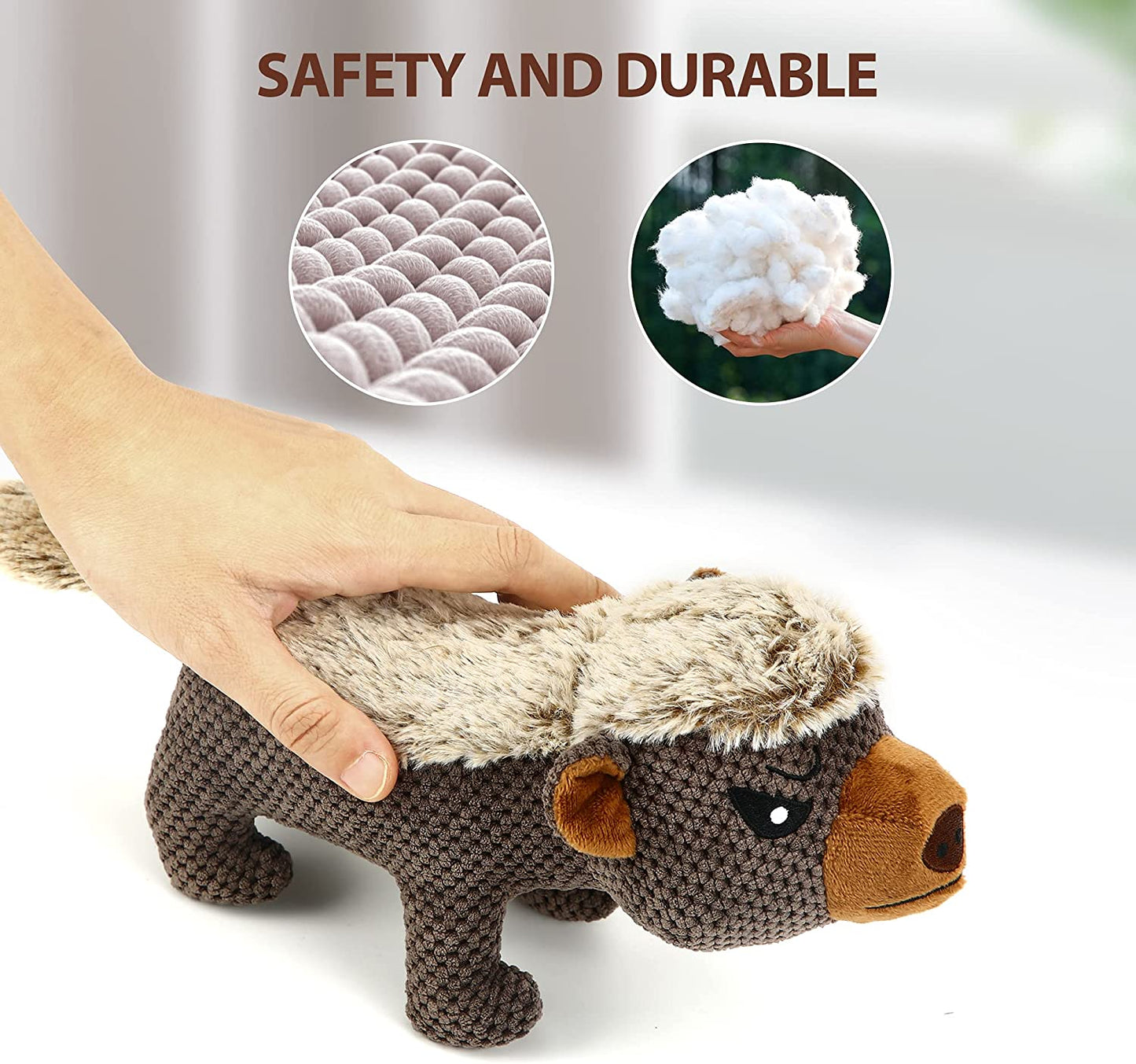 Dog Plush Toys for Aggressive Chewers Indestructible