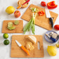 3 Piece Bamboo Cutting Board Set 3 Assorted Sizes of Bamboo Wood Cutting Boards 