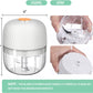 Electric Garlic Chopper Mini Portable Veggie Chopper 250ML Garlic Grinder Masher Onion Choppe