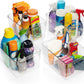 Clear Plastic Storage Bins  Pantry Organizers & Storage Containers Cabinet 