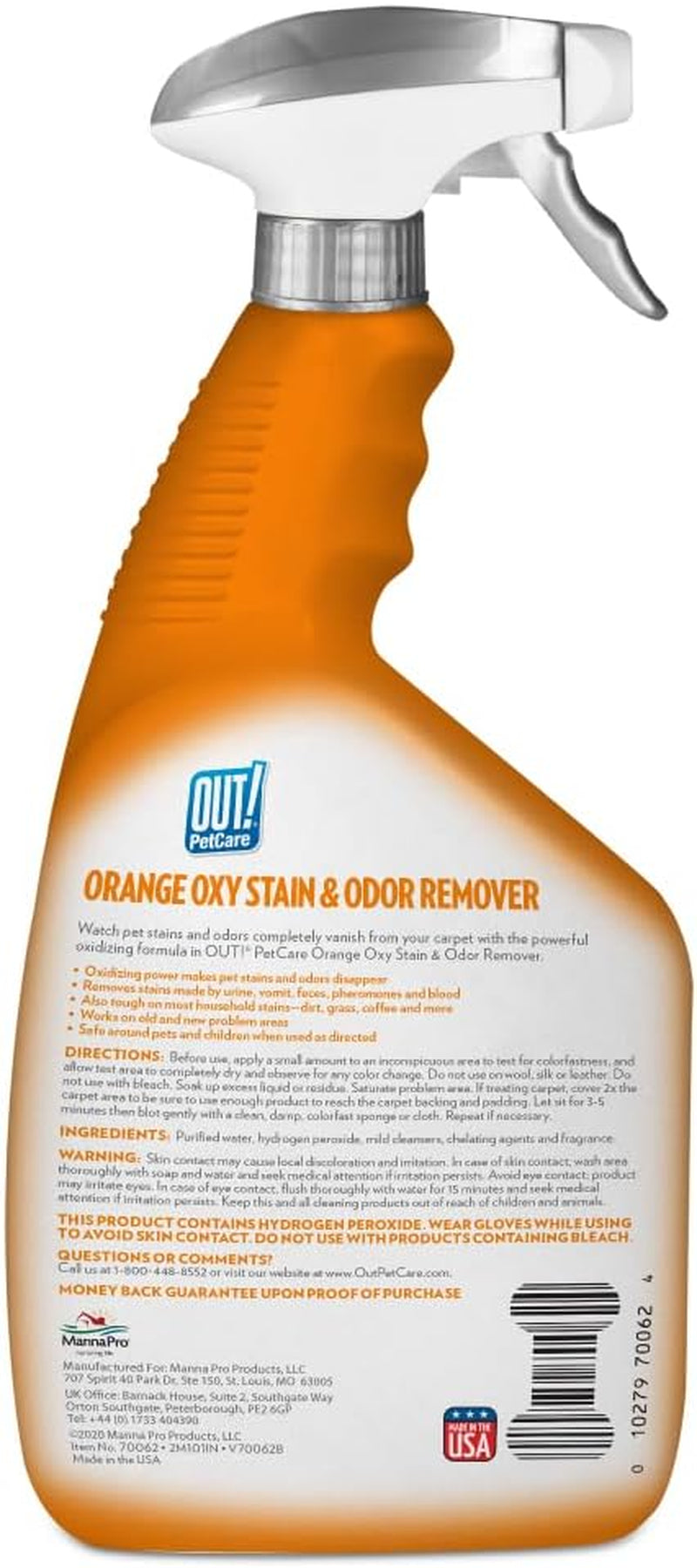 Petcare Orange Oxy Stain & Odor Remover |